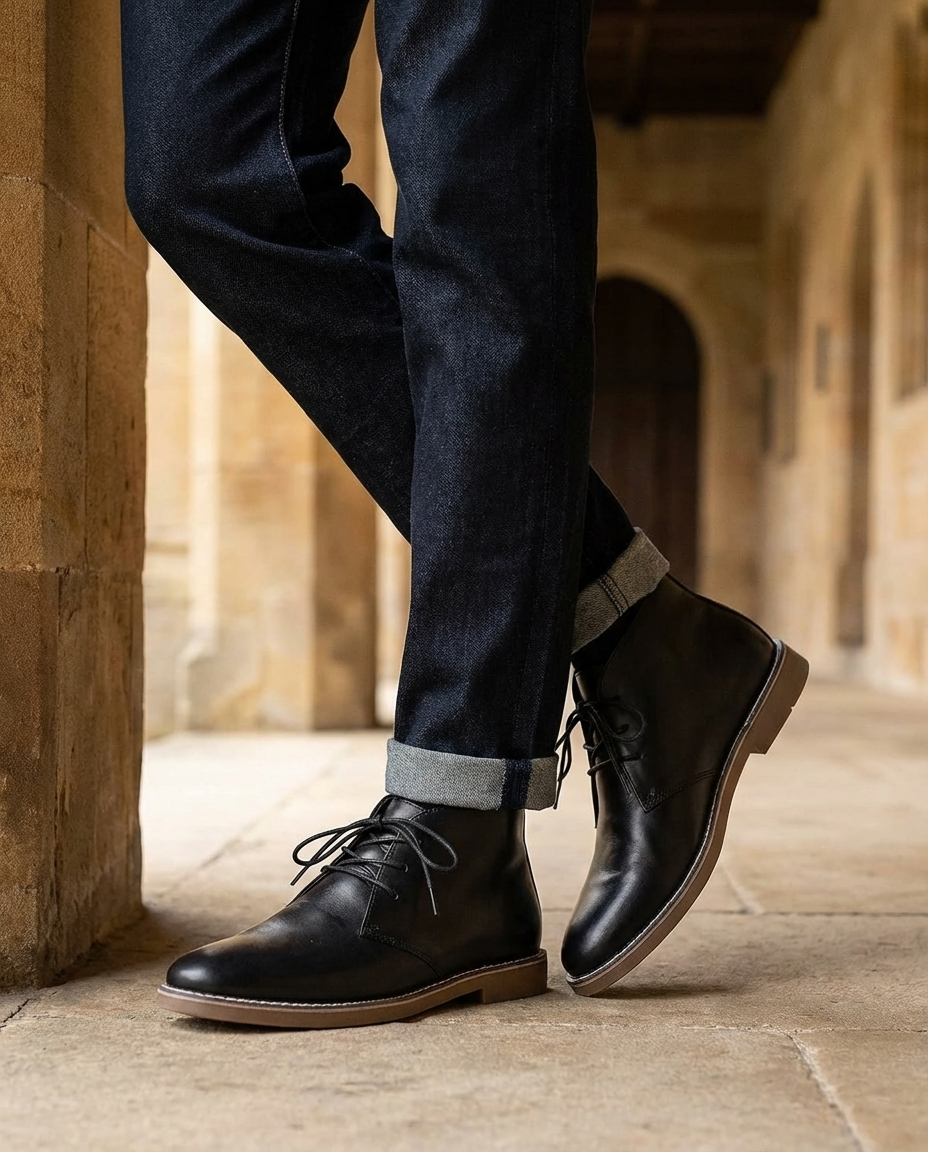 Lambert - Men's Suede Desert Leather Boots