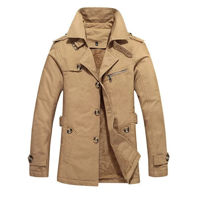 Atticus - Men's Padded Warm Trench Coat