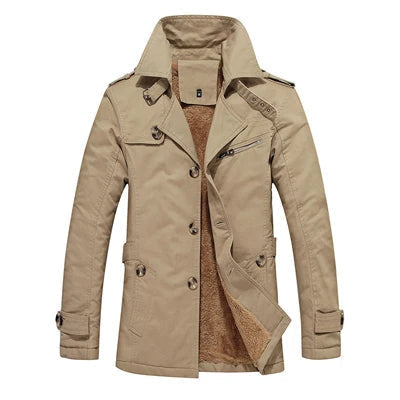 Atticus - Men's Padded Warm Trench Coat