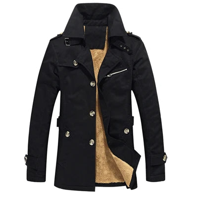 Atticus - Men's Padded Warm Trench Coat