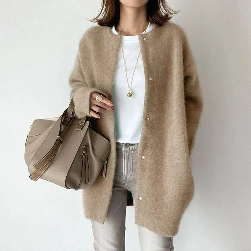Julienne - Women's Chic Open-Front Cardigan