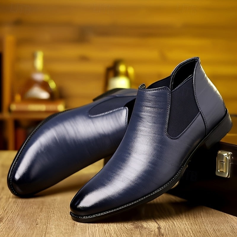 Lorcan - Men's Classic Pull-On Chelsea Boots