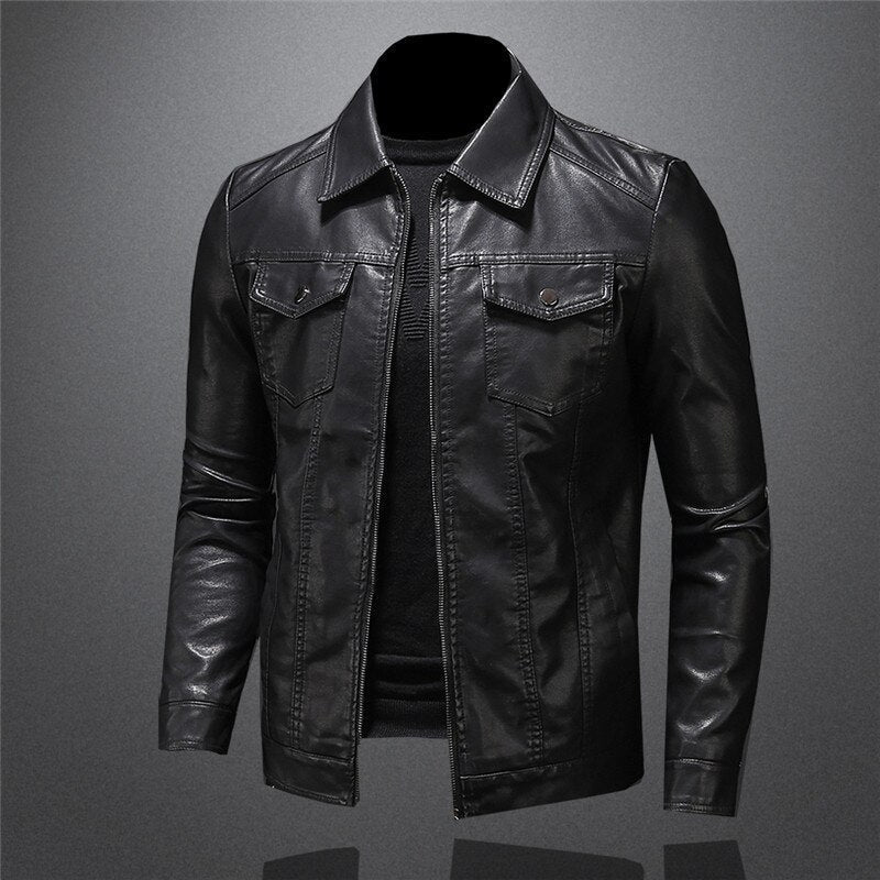 Armand - Men's Smart Tailored Leather Jacket